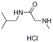 N-Isobutyl-2-(methylamino)acetamide hydrochloride Struktur