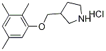 3-[(2,3,5-Trimethylphenoxy)methyl]pyrrolidinehydrochloride Struktur