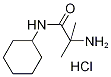 2-Amino-N-cyclohexyl-2-methylpropanamidehydrochloride Struktur