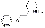 2-[2-(3-Pyridinyloxy)ethyl]piperidinehydrochloride Struktur