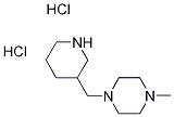 1-Methyl-4-(3-piperidinylmethyl)piperazinedihydrochloride Struktur