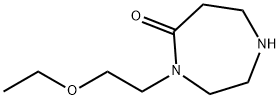 4-(2-Ethoxyethyl)-1,4-diazepan-5-one Struktur