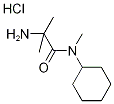 2-Amino-N-cyclohexyl-N,2-dimethylpropanamidehydrochloride Struktur