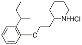 2-{2-[2-(sec-Butyl)phenoxy]ethyl}piperidinehydrochloride Struktur