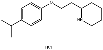 2-[2-(4-Isopropylphenoxy)ethyl]piperidinehydrochloride Struktur