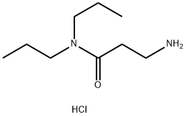 3-Amino-N,N-dipropylpropanamide hydrochloride Struktur