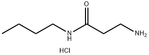 3-Amino-N-butylpropanamide hydrochloride Struktur