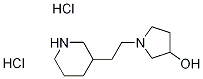 1-[2-(3-Piperidinyl)ethyl]-3-pyrrolidinoldihydrochloride Struktur