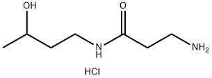 3-Amino-N-(3-hydroxybutyl)propanamidehydrochloride Struktur