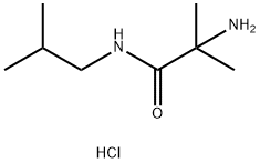 2-Amino-N-isobutyl-2-methylpropanamidehydrochloride Struktur