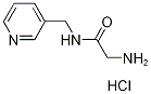 2-Amino-N-(3-pyridinylmethyl)acetamidehydrochloride Struktur