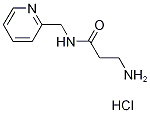 3-Amino-N-(2-pyridinylmethyl)propanamidehydrochloride Struktur