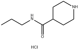 N-Propyl-4-piperidinecarboxamide hydrochloride Struktur