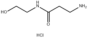 3-Amino-N-(2-hydroxyethyl)propanamidehydrochloride Struktur