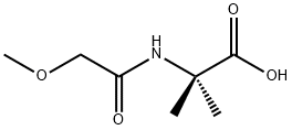 N-(2-Methoxyacetyl)-2-methylalanine Struktur