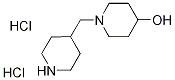 1-(4-Piperidinylmethyl)-4-piperidinoldihydrochloride Struktur