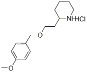 2-{2-[(4-Methoxybenzyl)oxy]ethyl}piperidinehydrochloride Struktur