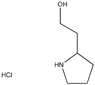 2-Pyrrolidineethanol, hydrochloride (1:1) Struktur