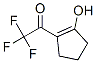 Ethanone, 2,2,2-trifluoro-1-(2-hydroxy-1-cyclopenten-1-yl)- (9CI) Struktur