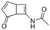 7-acetylaminobicyclo(3.2.0)hepta-3,6-dien-2-one Struktur