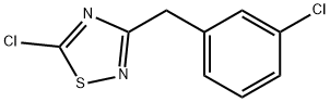 5-Chloro-3(3-chlorobenzyl)-1,2,4-thiadiazole Struktur