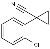 1-(2-CHLORO-PHENYL)-CYCLOPROPANECARBONITRILE Struktur