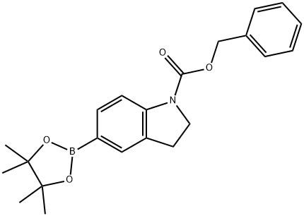 (4-(((Benzyloxy)carbonyl)(ethyl)-amino)phenyl)boronic acid Struktur