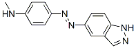 5-(4-methylaminophenylazo)indazole Struktur