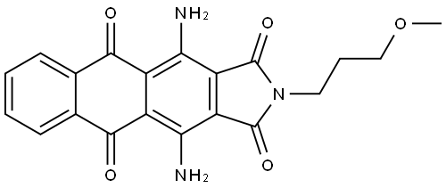 4,11-ジアミノ-2-(3-メトキシプロピル)-1H-ナフト[2,3-f]イソインドール-1,3,5,10(2H)-テトラオン