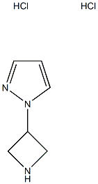 1-(Azetidin-3-yl)-1H-pyrazole hydrochloride Struktur