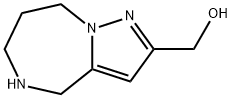 5,6,7,8-Tetrahydro-4H-pyrazolo[1,5-a][1,4]-diazepin-2-ylmethanol Struktur