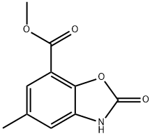 Methyl 5-methyl-2-oxo-2,3-dihydro-1,3-benzoxazole-7-carboxylate Struktur