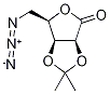 5-Azido-5-deoxy-2,3-O-isopropylidene-D-lyxono-1,4-lactone Struktur