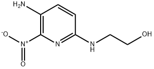 Ethanol, 2-[(5-amino-6-nitro-2-pyridinyl)amino]- (9CI) Struktur