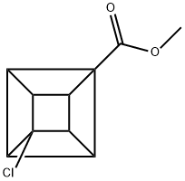 METHYL 4-CHLOROCUBANECARBOXYLATE Struktur