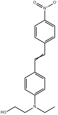 2-[ETHYL[4-[2-(4-NITROPHENYL)ETHENYL]PHENYL]AMINO]ETHANOL Struktur