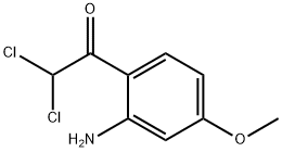 Ethanone,  1-(2-amino-4-methoxyphenyl)-2,2-dichloro- Struktur