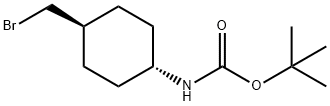 trans-1-(Boc-aMino)-4-(broMoMethyl)cyclohexane, 97% Struktur