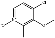 4-Chloro-3-methoxy-2-methylpyridine N-oxide Struktur