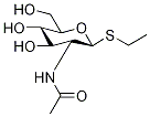 Ethyl 2-Acetamido-2-deoxy-β-D-thioglucopyranoside Struktur