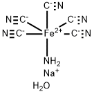 SODIUM AMMINEPENTACYANOFERRATE(II) HYDRA TE Struktur