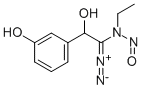 diazo-N-nitrosoetilefrin Struktur