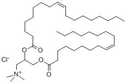 N-[1-(2,3-DIOLEYLOXY)PROPYL]-N,N,N-TRIMETHYLAMMONIUM CHLORIDE Struktur