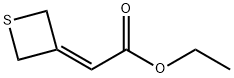 Ethyl 2-(thietan-3-ylidene)acetate Struktur