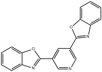 3，5-di（benzo(d)oxazol-2-yl)pyridine Struktur