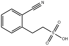 2-(2-cyanophenyl)ethanesulfonic acid Struktur