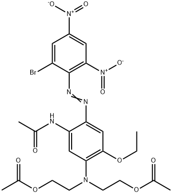 2,2'-[[5-Acetamid-4-[(2-brom-4,6-dinitrophenyl)azo]-2-ethoxyphenyl]imino]diethyldiacetat