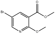 METHYL 5-BROMO-2-METHOXYNICOTINATE 98%METHYL 5-BROMO-2-METHOXY-3-PYRIDINECARBOXYLATE Struktur