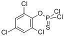 O-(2,4,6-TRICHLOROPHENYL) PHOSPHORODICHLORIDOTHIONATE Struktur