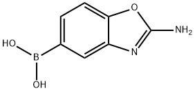 2-aminobenzo[d]oxazol-5-ylboronic acid hydrochloride Struktur